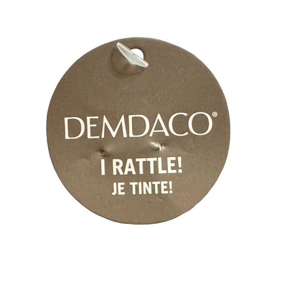 Demdaco NWT Blue Cow Lovey Security Blanket Soother Flat Rattle - Picture 6 of 8